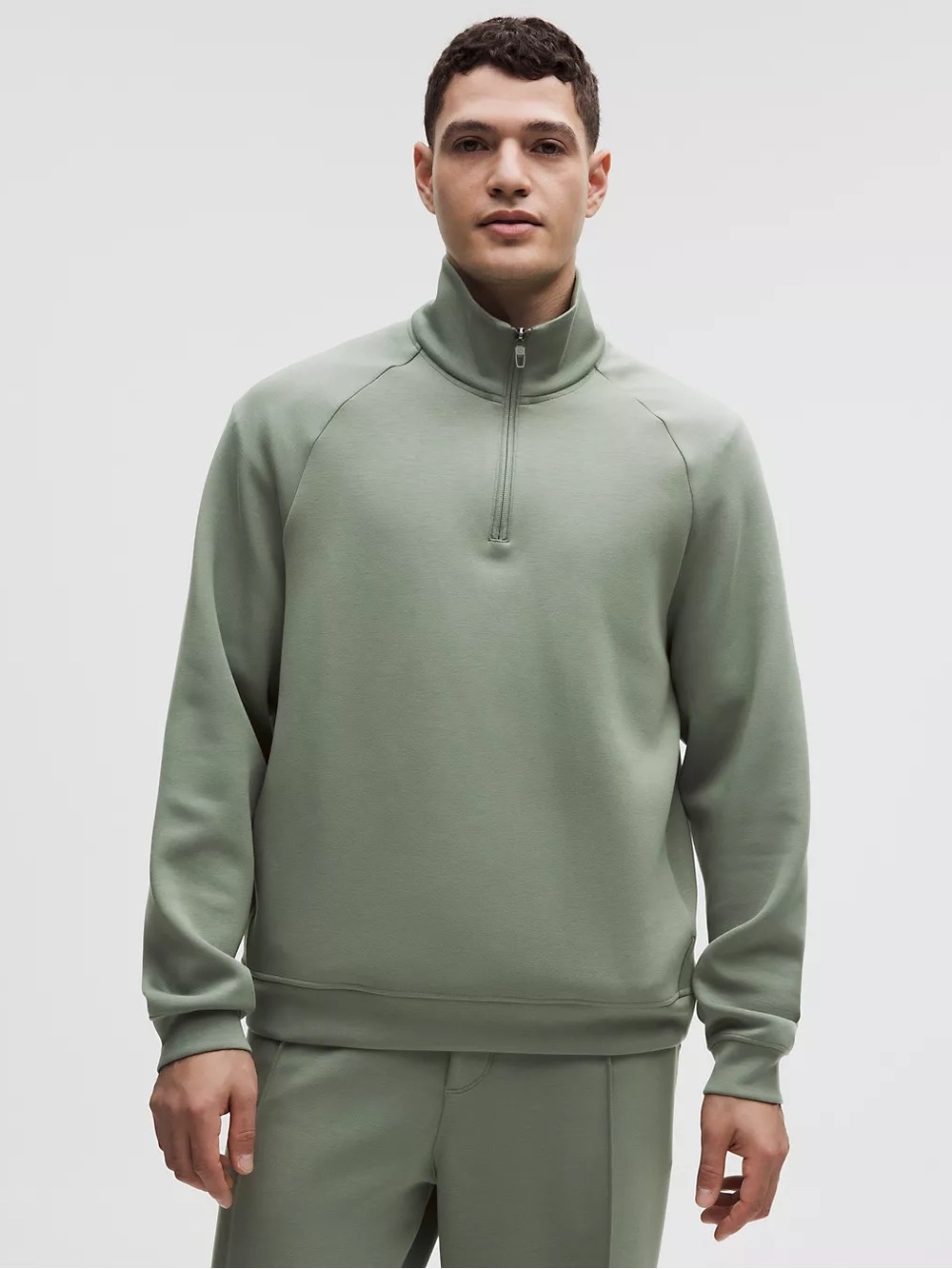 NWT Lululemon Smooth Spacer Quarter Zip Willow Leaf Men’s XXL